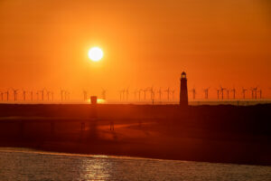 Spurn point, sunrise l